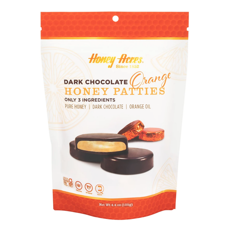 Honey Acres Inc. Honey Acres - Dark Chocolate Orange Honey Patties
