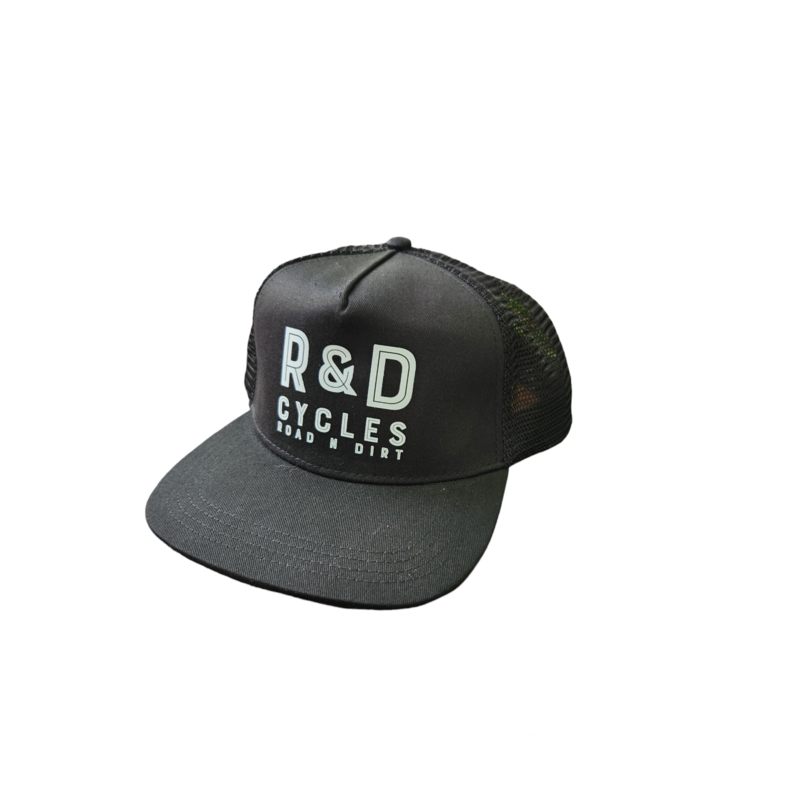 R&D Cycles Trucker Cap Black