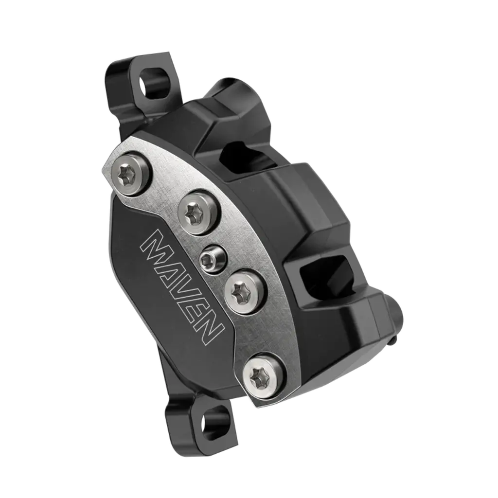 SRAM Maven Ultimate Stealth 4 Piston Disc Brake - Clear Anodized 950mm Front/Right Lever