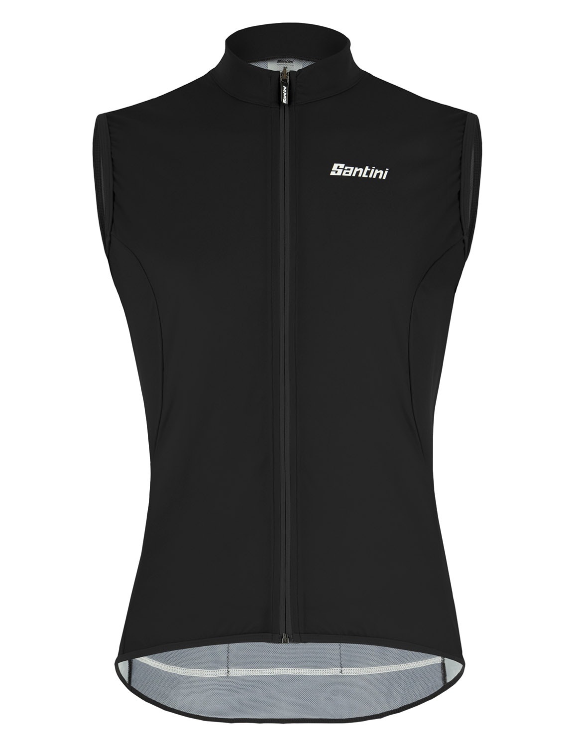 Gilet Antivento Uomo Santini Nebula Puro - Imbottito Con Fodera In Pile, Made In Italy