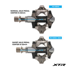 SHIMANO Shimano SPD-M9100 SPD Pedals XTR Race (3mm Shorter Axle)