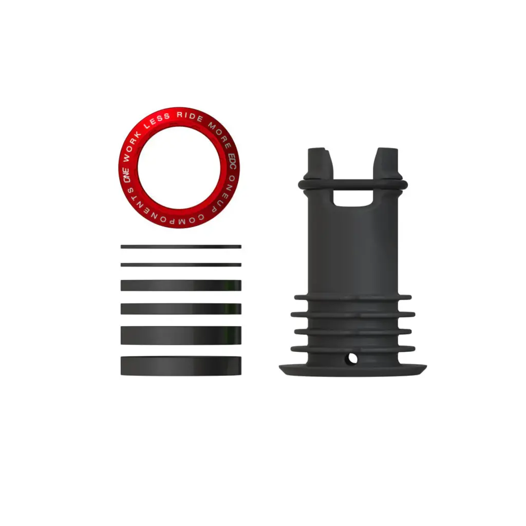 EDC Threaded Top Cap Red