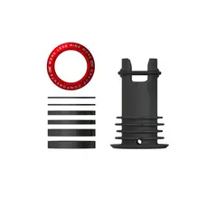 EDC Threaded Top Cap Red