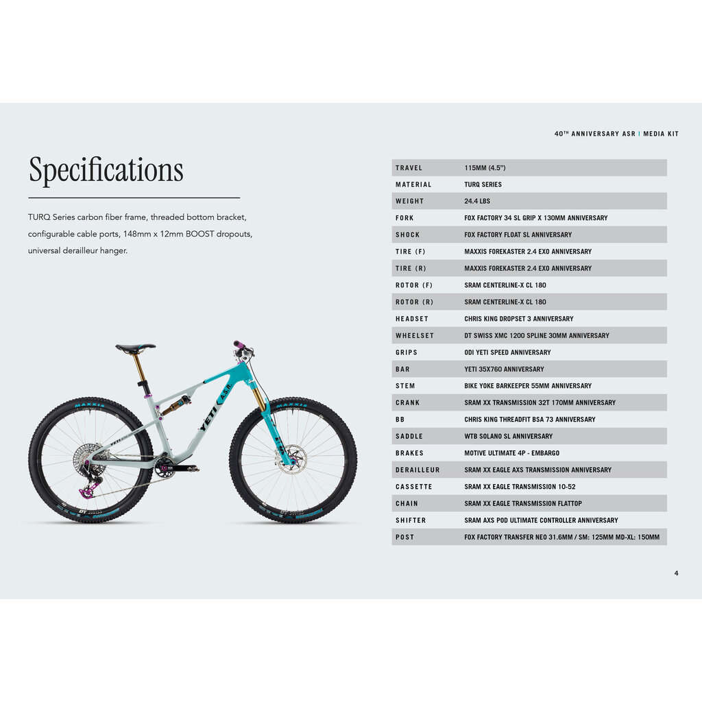 YETI YETI 40TH ANNIVERSARY ASR - T SERIES - MEDIUM - 117/200
