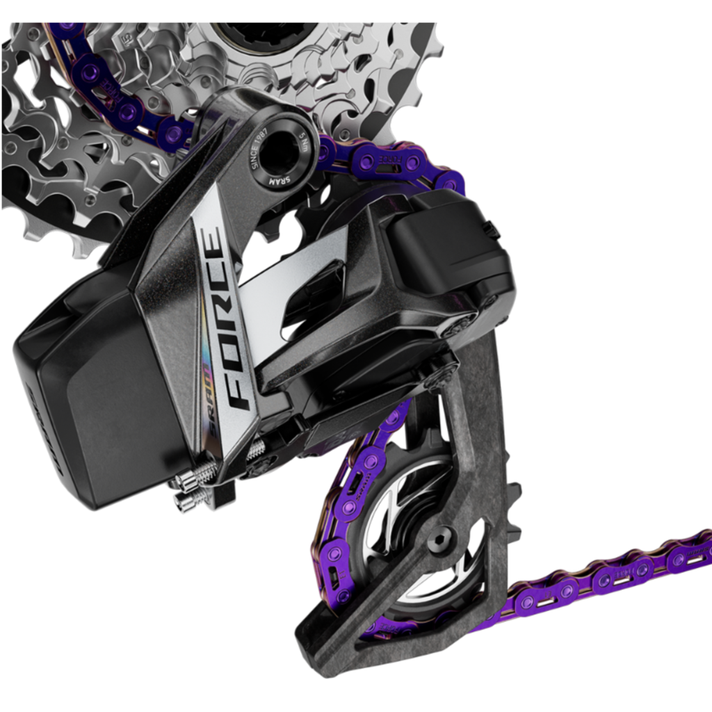 SRAM CN FORCE E1 PURPLE 126LI W/PWR