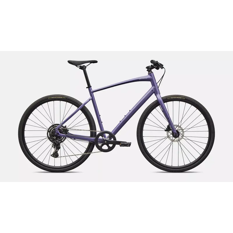 2026 Specialized Sirrus X 2.0 SATIN MAUVE METALLIC / DOLOMITE METALLIC FROST REFLECTIVE S