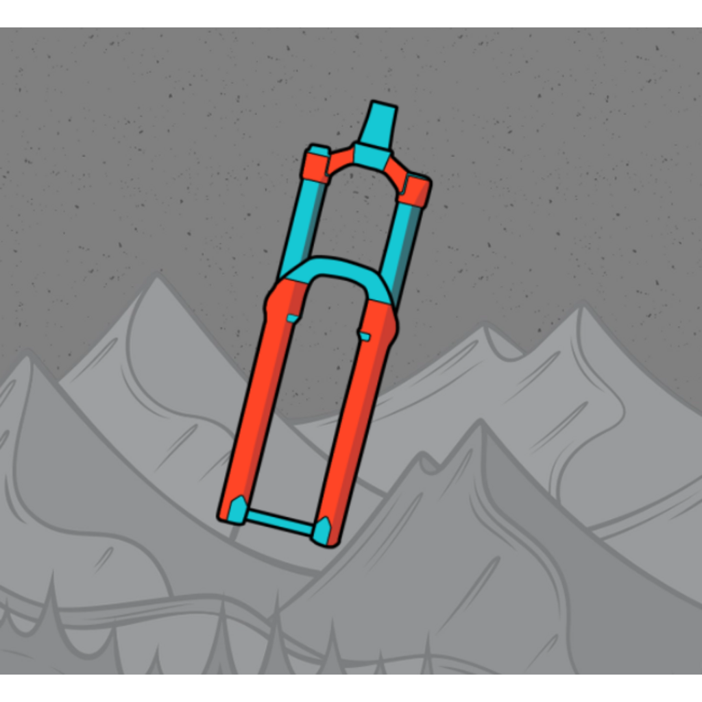 RIDE WRAP RIDEWRAP TAILORED - ROCKSHOX 35 29 2021-ON FORK KIT MATTE