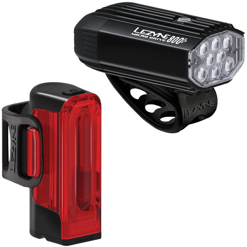 Lezyne Micro Drive 800+/Strip Drive 300 Lumens Lightset