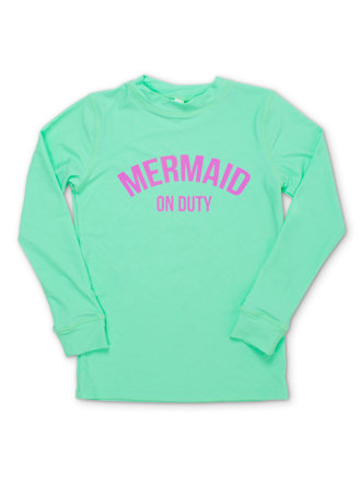 SHADE CRITTERS SHADE CRITTERS MERMAID ON DUTY RASHGUARD
