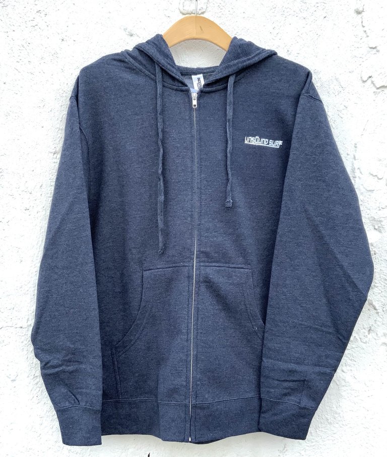 UNSOUND SURF UNSOUND SURF CLEAN LINES ZIP HOODY