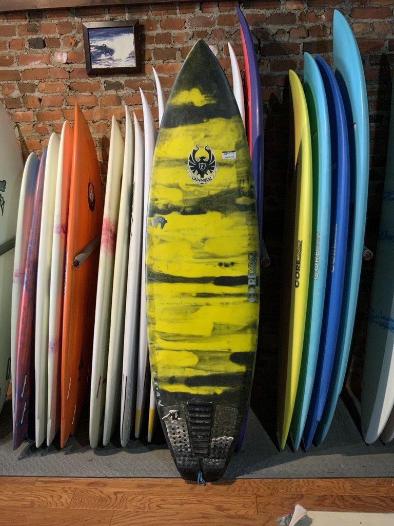 CANNIBAL SURFBOARDS USED 6'2 CANNIBAL RUNT - YELLOW