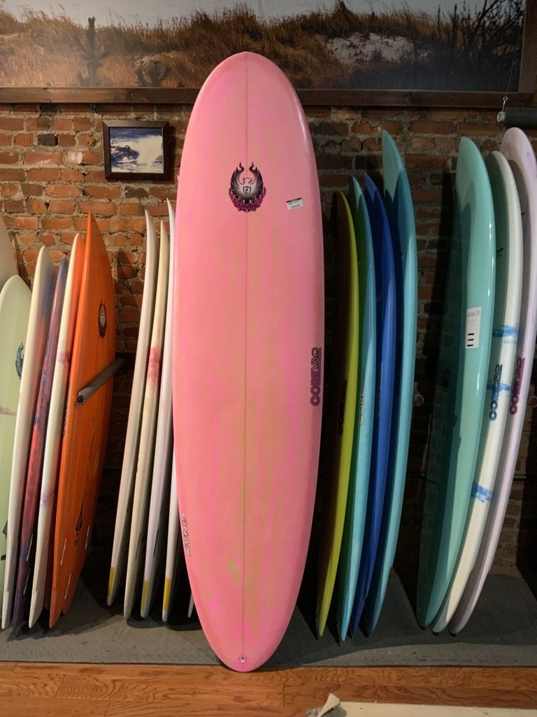 CANNIBAL SURFBOARDS USED CANNIBAL 7'4 BONZER PINK