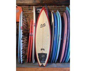 LOST SURFBOARDS USED 6 5 LOST SHARK RED RAILS DC