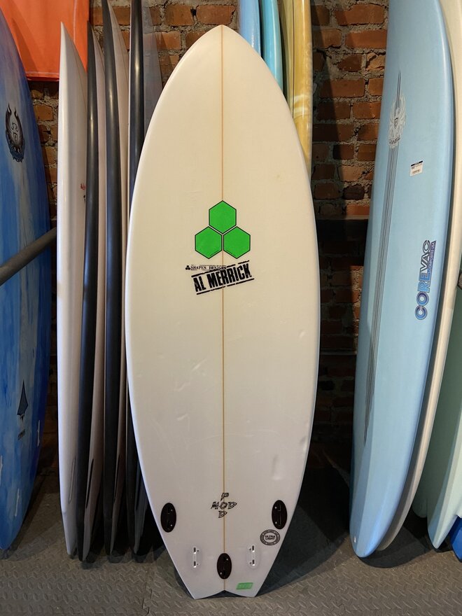 5'4 X 20 1/8 X 2 3/8 VOLUME 28.5 CHANNEL ISLANDS POD MOD AD