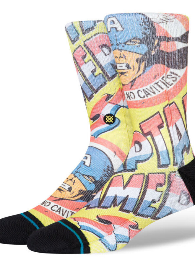 Stance Marvel Iron Man Prevent Rust Crew Socks Purple