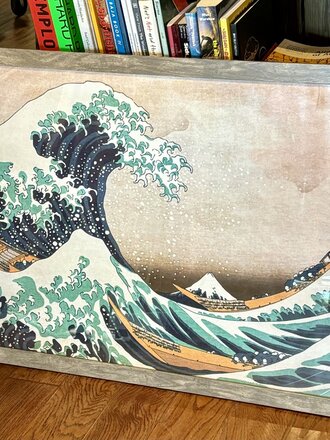 GREAT WAVE FRAMED