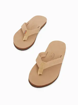 RAINBOW SINGLE LAYER ARCH SUPPORT PREMIER LEATHER W 1" STRAP