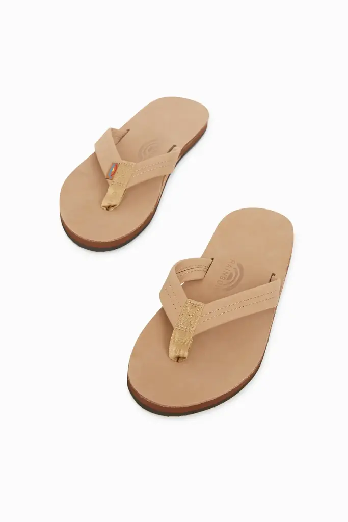 RAINBOW SINGLE LAYER ARCH SUPPORT PREMIER LEATHER W 1" STRAP