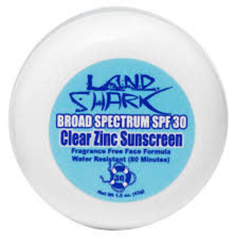LAND SHARK CLEAR ZINC SUNSCREEN SPF 30