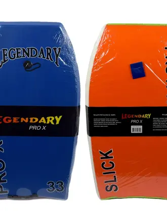 COASTAL SURF LEGENDARY PRO 33" SLICK BOTTOM BODYBOARD