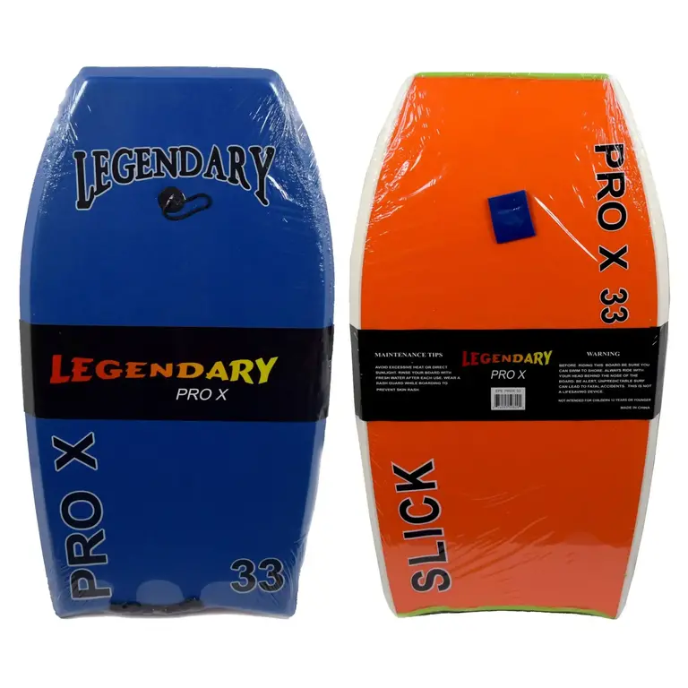 COASTAL SURF LEGENDARY PRO 33" SLICK BOTTOM BODYBOARD