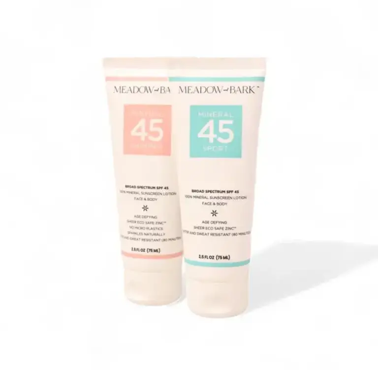 MEADOW AND BARK MEADOW AND BARK 45 SPF MINERAL SUNSCREEN SHIMMER