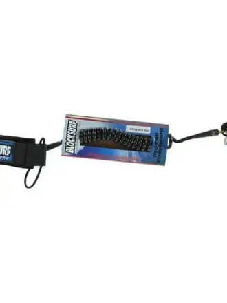 BLOCK SURF PRO COILED BICEPT BODYBOARD LEASH MEDIUM