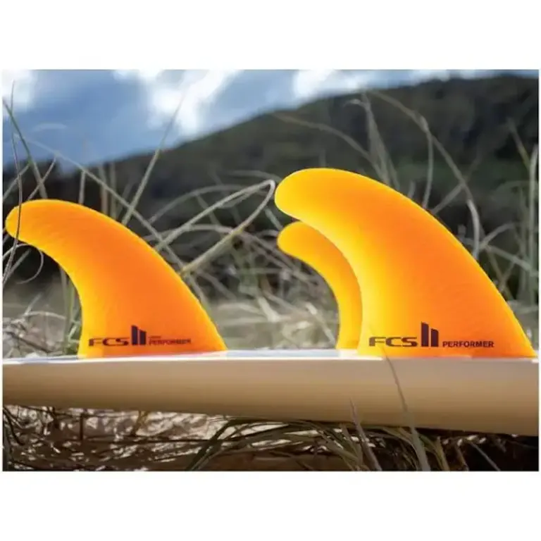 FCS II PERFORMER NEO GLASS MED MANGO TRI FINS - unsOund Surf FCS II PERFORMER NEO GLASS MED MANGO TRI FINS - unsOund Surf