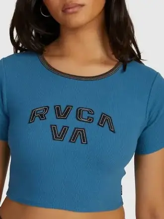 RVCA STRANGE TIMES HALF BABY TEE