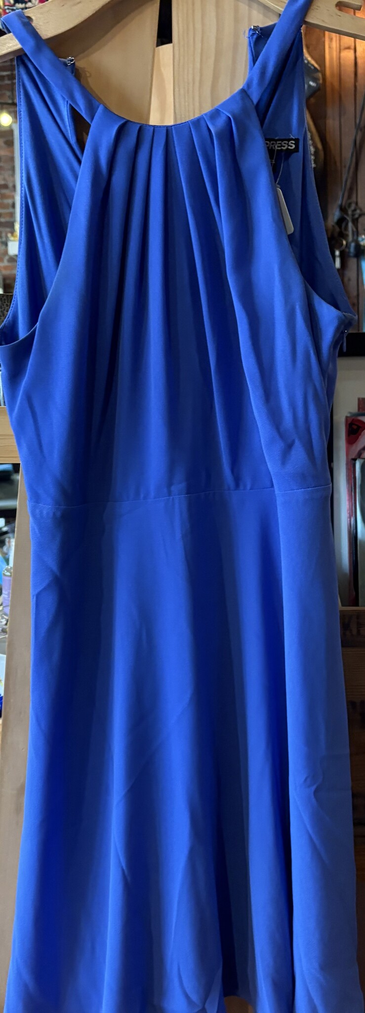 sachin and babi light blue dress Express Red Midi Dress Quiet Luxury Pleated main image 1