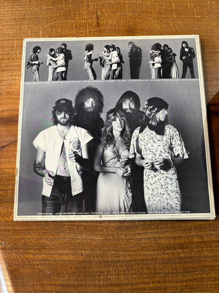 UNSOUND SURF FLEETWOOD MAC RUMORS VINYL RECORD 1977