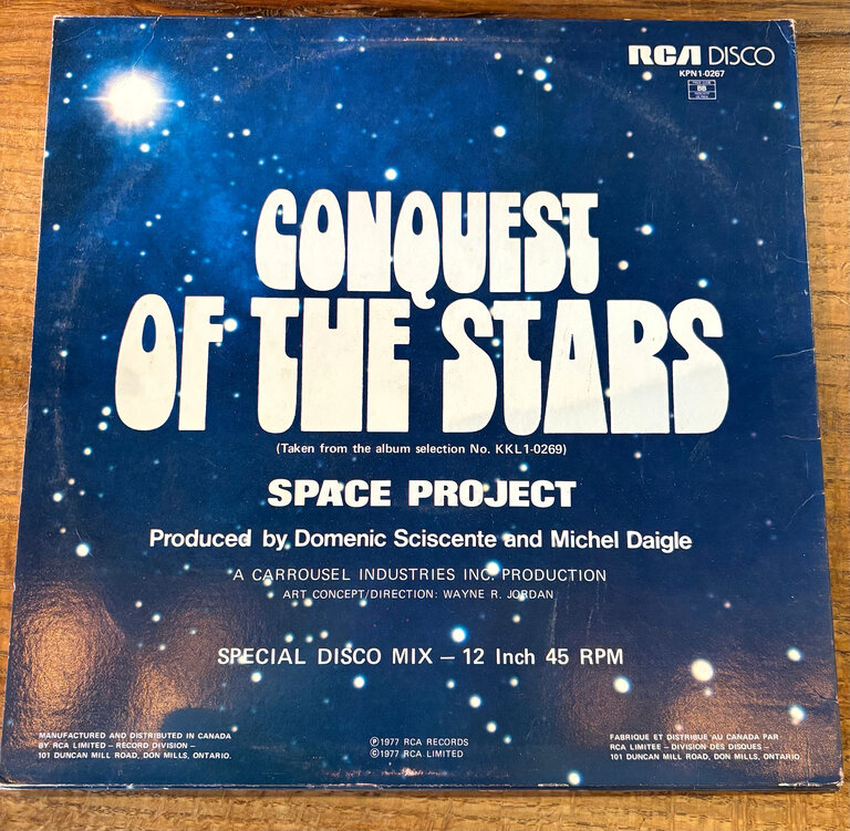 UNSOUND SURF SPACE PROJECT CONQUEST OF THE STARS RECORD 1977