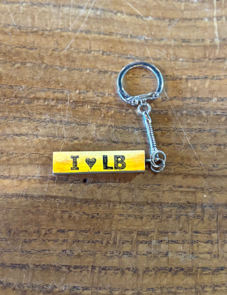 UNSOUND SURF LB BOARDWALK KEYCHAIN