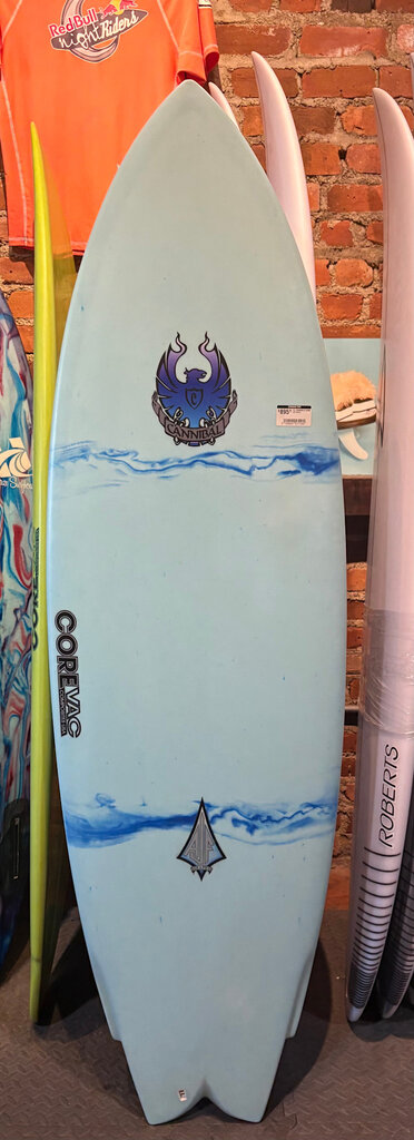 CANNIBAL SURFBOARDS 5'8  CANNIBAL HBOMB LGT BLUE