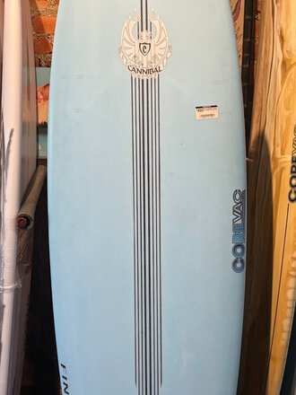 CANNIBAL SURFBOARDS 6'6 CANNIBAL HBOMB ROUND TAIL  LGT BLUE