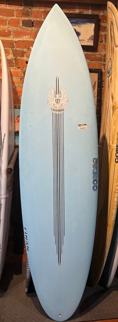 CANNIBAL SURFBOARDS 6'6 CANNIBAL HBOMB ROUND TAIL  LGT BLUE