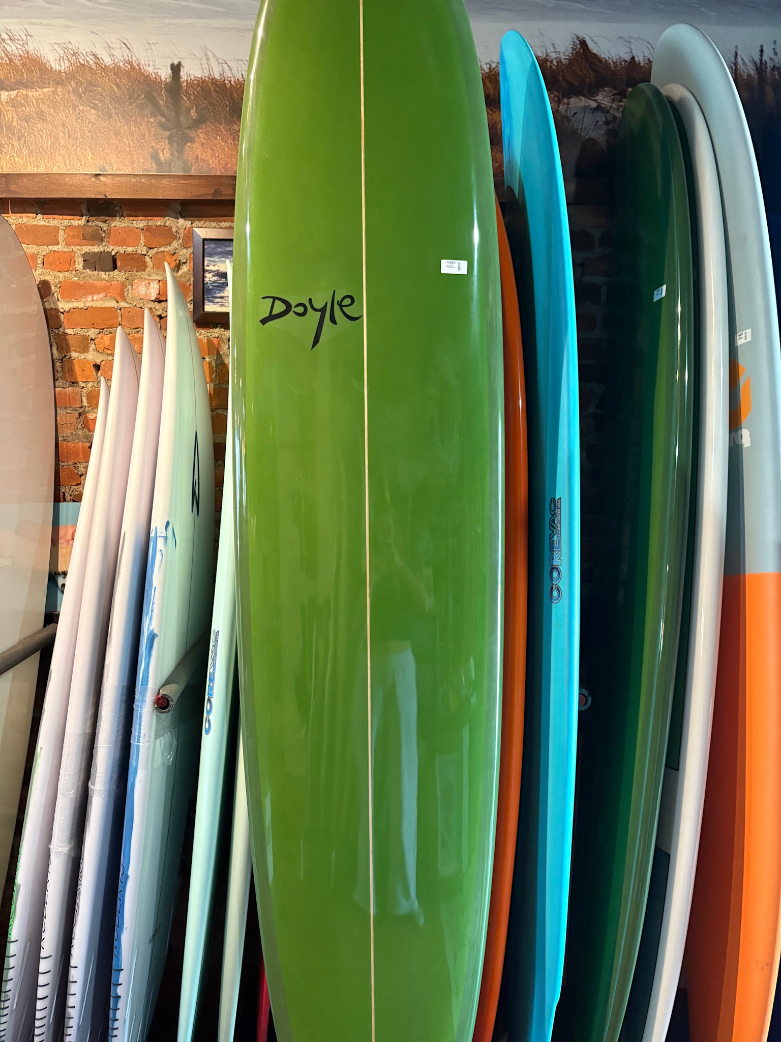 USED LONGBOARD: Choice Surfboards Single Fin Surfboard For