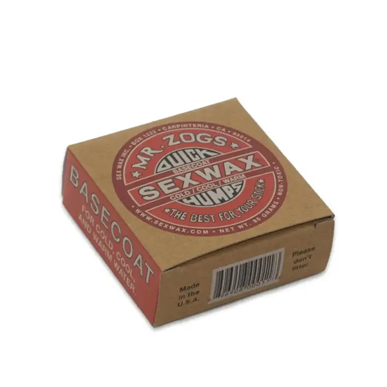 SEX WAX MR ZOGS QUICK HUMPS SURF WAX WARM/TROPICAL 85 GRAMS