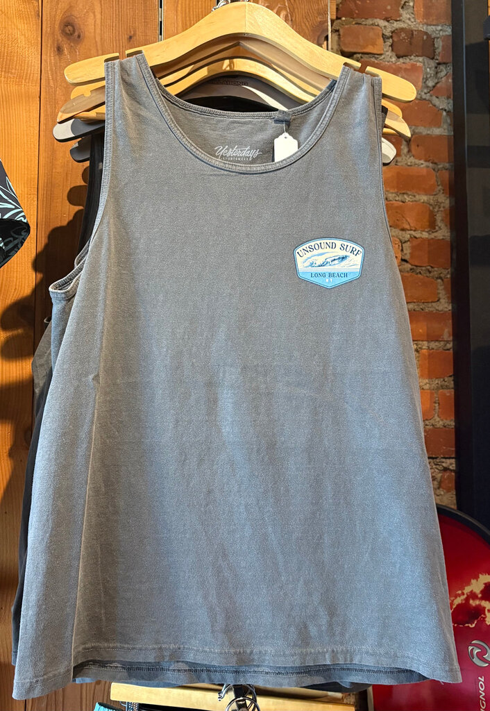 UNSOUND SURF UNSOUND SURF BLUE RIDGE BADGE TANK