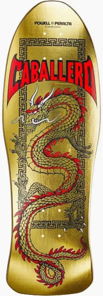 POWELL PERALTA POWELL PERALTA CHINESE DRAGON DECK 10" GOLD FOIL