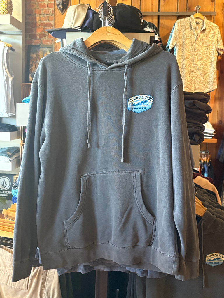 UNSOUND SURF BLUE RIDGE BADGE WAVE HOODY