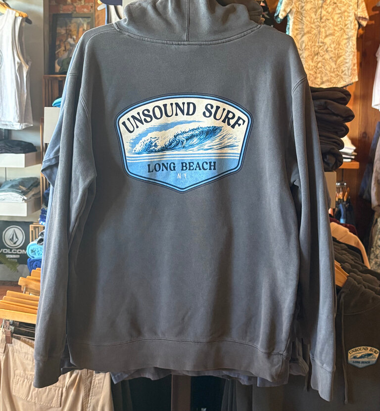 UNSOUND SURF BLUE RIDGE BADGE WAVE HOODY