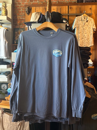 UNSOUND SURF BLUE RIDGE WAVE BADGE STURDY LS