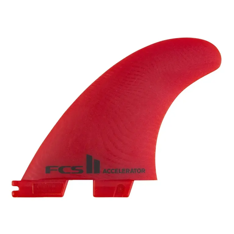 FCS FCS II ACCELERATOR NEO GLASS LARGE RED TRI FINS