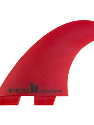 FCS FCS II ACCELERATOR NEO GLASS MEDIUM RED TRI FINS