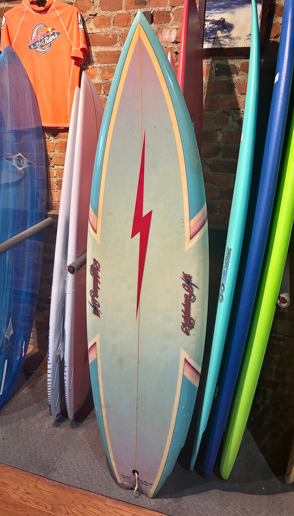 LIGHTNING BOLT VINTAGE 1970'S 6'2 LIGHTNING BOLT SURFBOARD