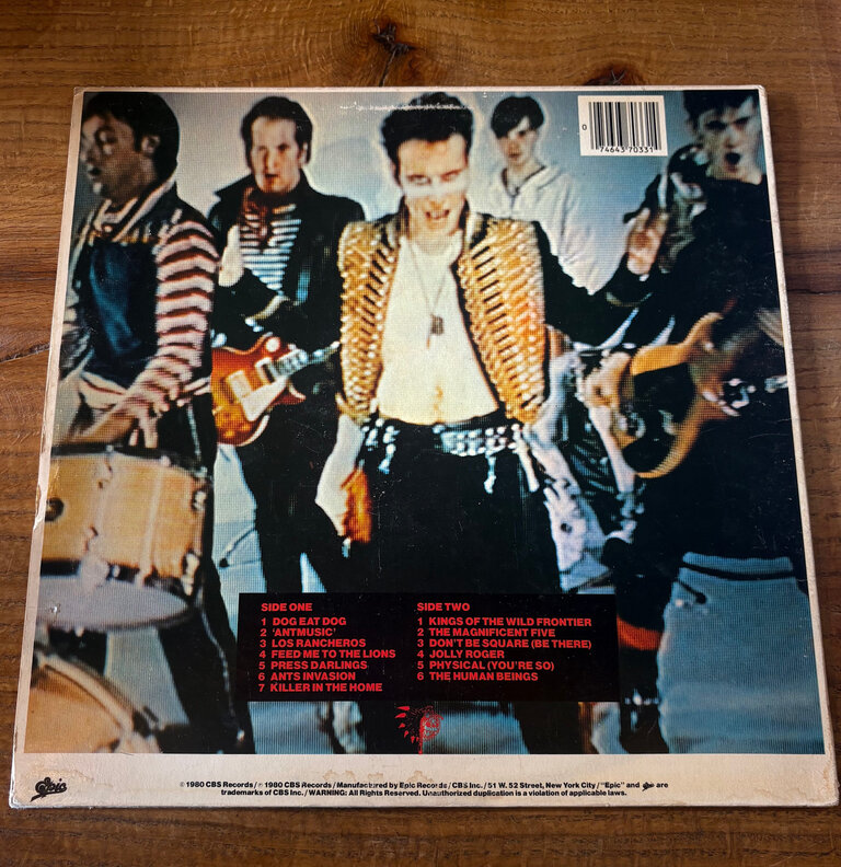 UNSOUND SURF ADAM AND THE ANTS RECORD: KINGS OF THE WORLD FRONTIER