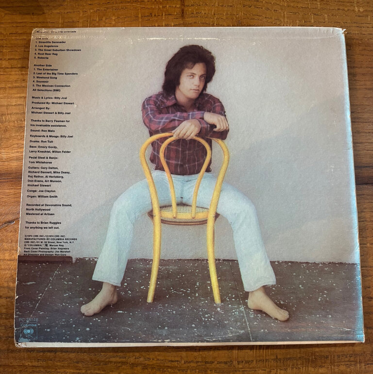 UNSOUND SURF BILLY JOEL STREETLIFE SERENADE RECORD