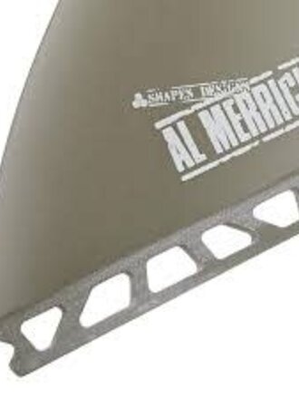 FUTURES FUTURES AMK GLASS TWIN KEEL FIN SMOKE