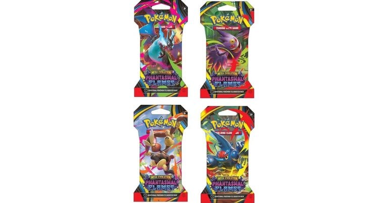 POKEMON PHANTASMAL FLAMES SLEEVED BOOSTER PACK